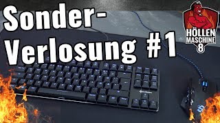 SonderVerlosung GamingMaus GamingTastatur und ultrabreites Mauspad gewinnen [upl. by Oiled]