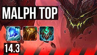 MALPHITE vs URGOT TOP  5311  EUW Grandmaster  143 [upl. by Lacy]