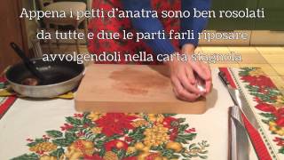 3Wine Video Ricetta Anatra al melograno [upl. by Edholm]