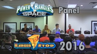 Power Rangers In Space Panel  RangerStop 2016  Christopher Khayman Lee Justin Nimmo amp More [upl. by Spracklen]