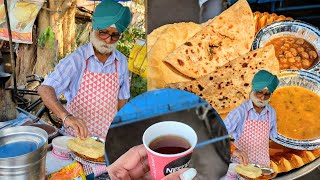 Rourkela Best Breakfast Corner Aloo Paratha Sattu Paratha and Chole bhature at Rs 50 only viral [upl. by Ahseei16]