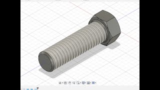 Simplest Method to Create a Bolt using AddIns available in Fusion 360 [upl. by Malik385]