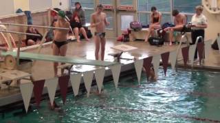 Radnor High School Swim Meet vs Ridley 2016 [upl. by Atteiram605]