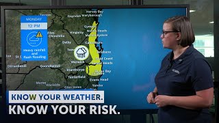 Severe Weather Update  1 January 2024 Intense rain and severe storms for SE Qld and NE NSW [upl. by Secor]