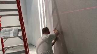 HOW TO INSTALL WOVEN FABRIC WALLCOVERING [upl. by Annadiane209]