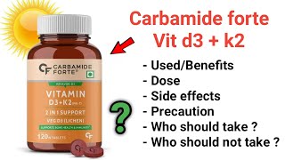 Carbamide forte vitamin d3  K2 review [upl. by Elvah559]