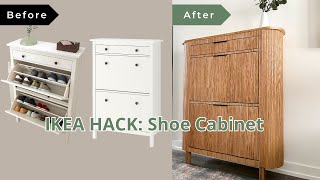 IKEA HACK with Pole Wrap  Transform a shoe cabinet with pole wrap [upl. by Naujad]