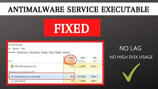 Solved Antimalware Service Executable High Disk Usage Windows 10 2023 [upl. by Avie]
