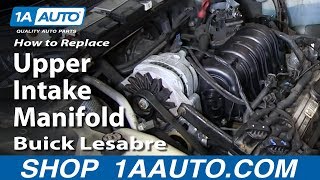 How to Replace Intake Manifold 9605 Buick LeSabre [upl. by Cykana]