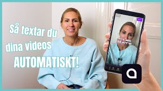 Så textar du videos automatiskt [upl. by Adias857]