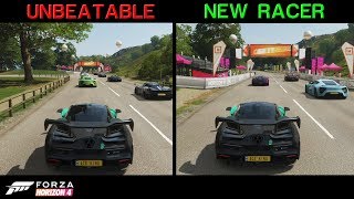 Forza Horizon 4  UNBEATABLE Vs NEW RACER Drivatar Difficulty Comparison [upl. by Xed]