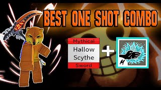 『Best One Shot Combo Hallow Scythe  Sharkman』Bounty Hunting [upl. by Ehgit]