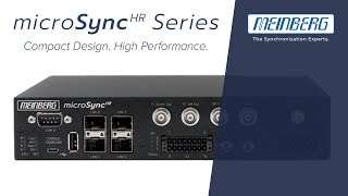 High Performance made in Germany  microSyncHR  Meinberg IEEE 1588 PTP Grandmaster NTP Time Server [upl. by Enyamrahc]