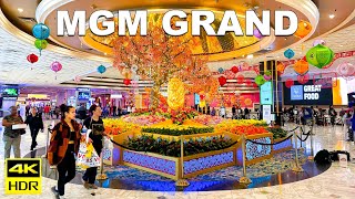 MGM Grand Las Vegas Walk  January 2024 [upl. by Nylekcaj752]