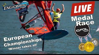 LIVE  Medal Races  iQFOiL European Championships [upl. by Atinwahs]