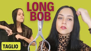 Come tagliarsi i capelli da soleCASCHETTO LUNGO long Bob [upl. by Owain]