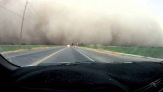 Driving into AZ Haboob Dust Storm HD [upl. by Ssidnak]