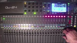 Qu24 stereo main mix through separate stereo mix output [upl. by Ainej]