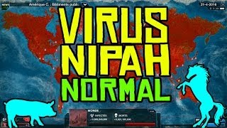 Plague Inc Evolved Gameplay 23 Virus Nipah en normal FR [upl. by Tatia986]