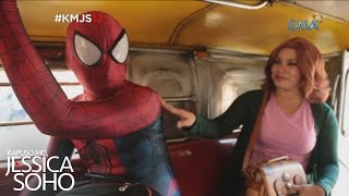 Kapuso Mo Jessica Soho Spiderman nasa Pilipinas [upl. by Peter906]