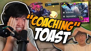 Not sure if Im coaching Toast or hes coaching me [upl. by Akirre564]