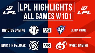 LPL Highlights ALL GAMES Week 1 Day 1  LPL Summer Split 2024 [upl. by Assyla]