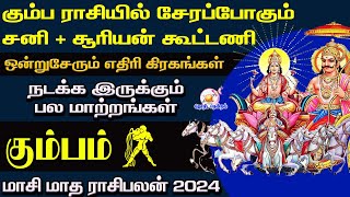 Masi Matha Rasipalan 2024 Kumbam  கும்பம்  மாசி மாத ராசிபலன் 2024  Aquarius [upl. by Star]