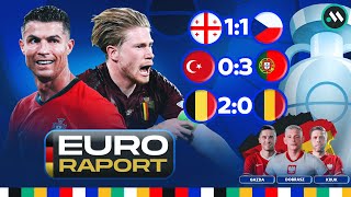 EURO 2024 BELGIA  RUMUNIA TURCJA  PORTUGALIA GRUZJA  CZECHY [upl. by Turk]