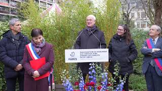 Cérémonie dinauguration du monument aux animaux de guerre  30012024 [upl. by Gilly]