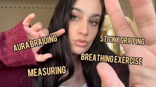 Fast Chaotic ASMR Personal Attention Aura Braiding Measuring Beeswax Paper  Much More [upl. by Bertle]