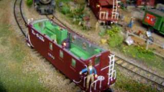 HOn3 Blackstone Caboose with working lights [upl. by Amling]