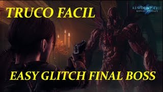 Resident Evil Revelations  EASY way to Beat Final Boss Truco facilitar pelea final [upl. by Nylatsirk305]