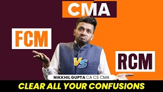 RCM vs FCM  CMA GST  Forward Charge amp Reverse Charge Mechanism Explained [upl. by Anim]