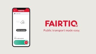 So funktioniert die App  einchecken auschecken FAIRTIQ [upl. by Yelena]