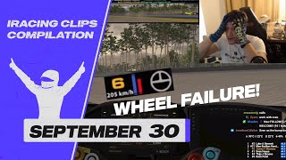 September 30  iRacing Clips Compilation [upl. by Wier]