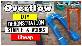 DIY Overflow for Aquarium Pond [upl. by Emia]