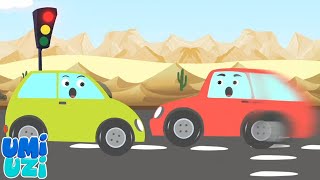 Broom The Accident Learning Video And Animated Car Cartoon by Umi Uzi [upl. by Mooney]