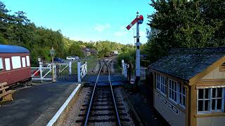 Drivers Eye View  South Devon Railway England  Buckfastleigh to Totnes Riverside [upl. by Zavala]