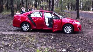 Toyota Camry  Side Airbag Test Deployment [upl. by Lisk]