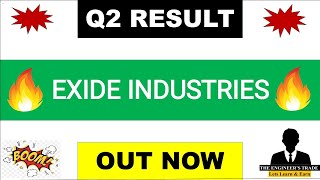 Exide industries Q2 Results 2024  Exide industries Stock  Exide industries Results Today  Exide [upl. by Silva]