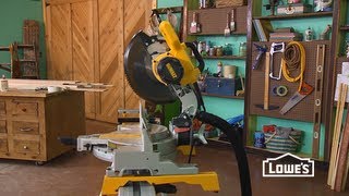 How to Use a Miter Saw [upl. by Dyanna122]