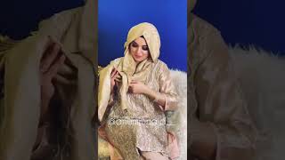 Wedding Hijab Tutorial with earrings [upl. by Ailat]