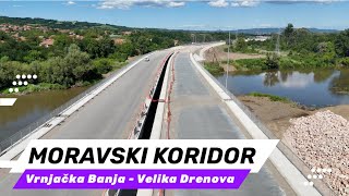 Moravski Koridor od petlje Vrnjačka Banja do Velike Drenove 05072024 vrnjackabanja [upl. by Brosine249]