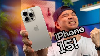 AKHIRNYA APPLE NURUT Kesan pertama iPhone 15 dan 15 Pro [upl. by Bartram]