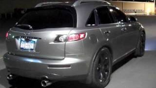 Jebaker1121s INFINITI FX35 NISMO Exhaust  516th plenum spacer 2 and other mods [upl. by Vento]