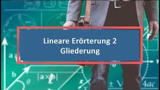 Lineare Erörterung 2 Gliederung [upl. by Aicssej]