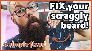 Scraggly beard fix  4 simple fixes that WORK [upl. by Girish]