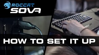 ROCCAT Sova  Gaming Lapboard  How to set up [upl. by Patric978]