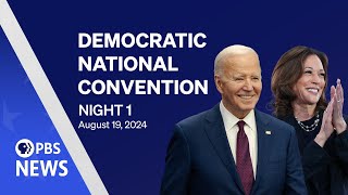 WATCH LIVE 2024 Democratic National Convention  DNC Night 1  PBS News special coverage [upl. by Kenwood]