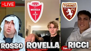 Nicolò ROVELLA e Samuele RICCI Entrano In Live Dal RossoGIOCATORI SERIE A [upl. by Leatrice]